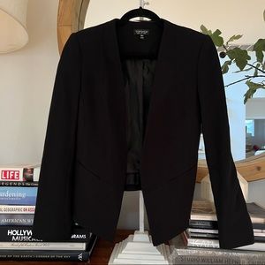 Topshop Black Cropped Blazer